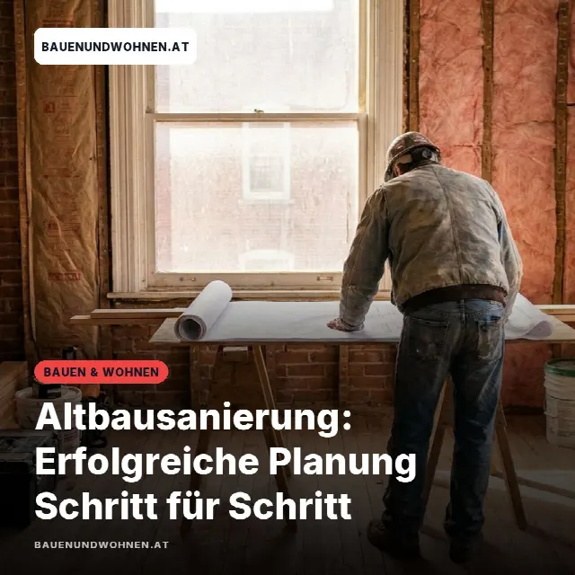 Share-Card fuer Altbausanierung: Erfolgreiche Planung Schritt für Schritt