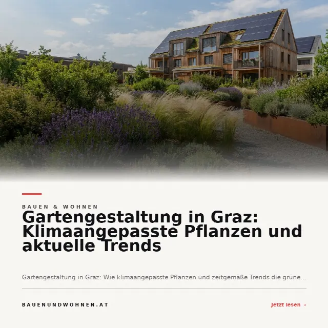 Share-Card fuer Gartengestaltung in Graz: Klimaangepasste Pflanzen und aktuelle Trends