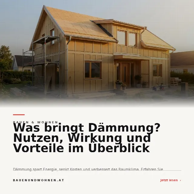 Share-Card fuer Was bringt Dämmung? Nutzen, Wirkung und Vorteile im Überblick