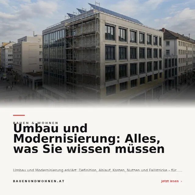 Share-Card fuer Umbau und Modernisierung: Alles, was Sie wissen müssen