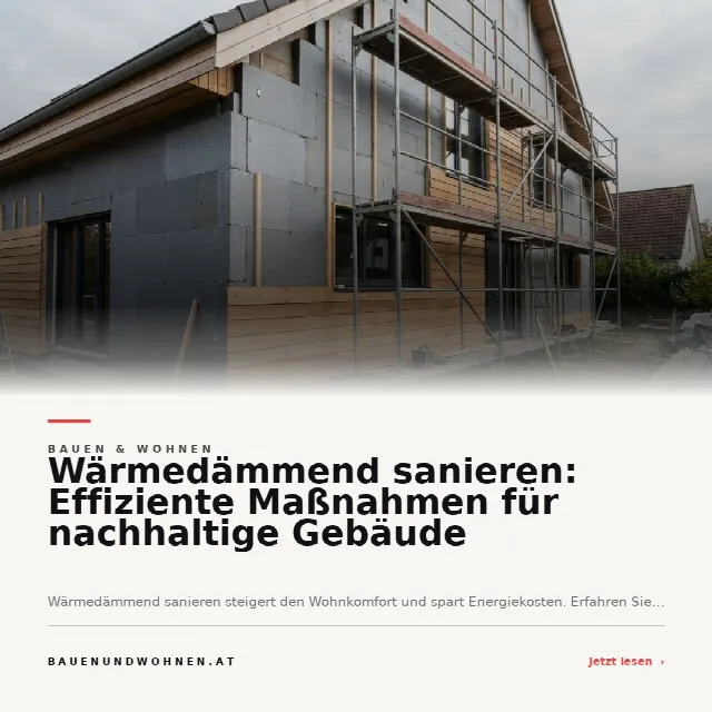 Share-Card fuer Wärmedämmend sanieren: Effiziente Maßnahmen für nachhaltige Gebäude