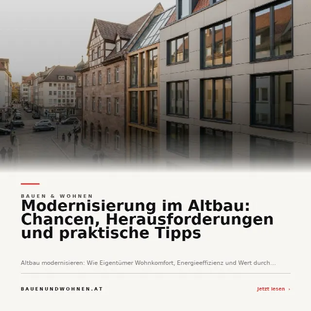 Share-Card fuer Modernisierung im Altbau: Chancen, Herausforderungen und praktische Tipps