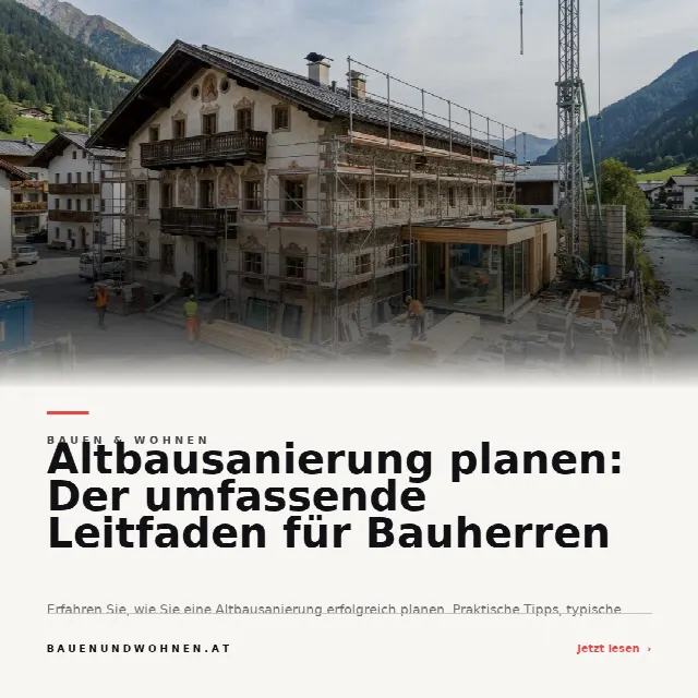 Share-Card fuer Altbausanierung planen: Der umfassende Leitfaden für Bauherren