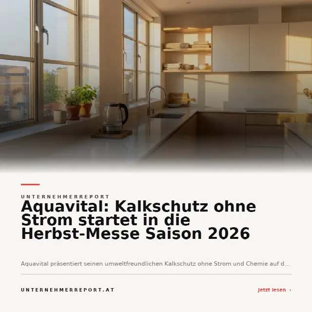 Share-Card fuer Aquavital: Stromloser Kalkschutz startet mit Innovationen in den Messeherbst 2026