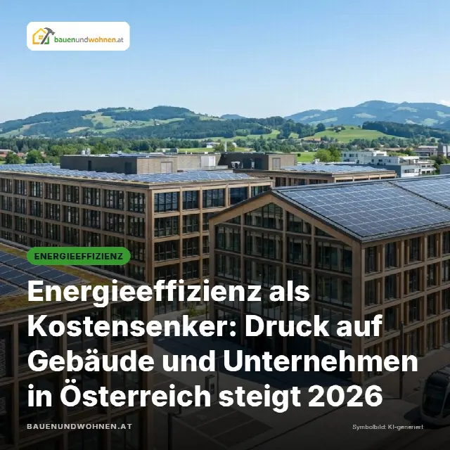 Share-Card fuer Energieeffizienz als Kostensenker: Druck auf Gebäude und Unternehmen in Österreich steigt 2026