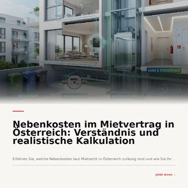 Share-Card fuer Nebenkosten im Mietvertrag in Österreich: Klarheit schaffen und realistisch kalkulieren