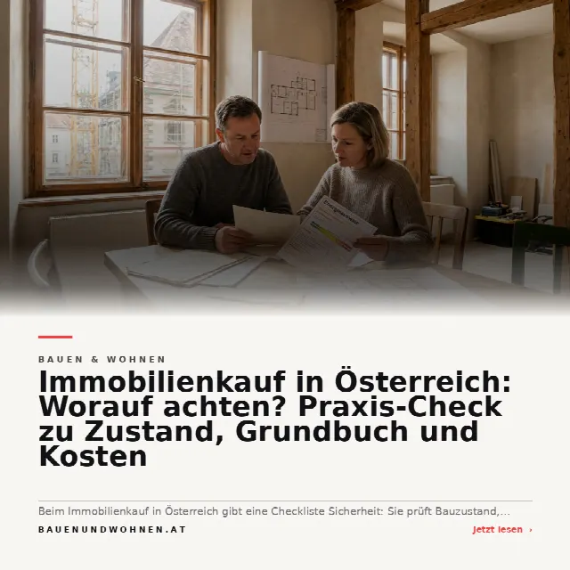 Share-Card fuer Immobilienkauf in Österreich: Worauf achten? Praxis-Check zu Zustand, Grundbuch und Kosten