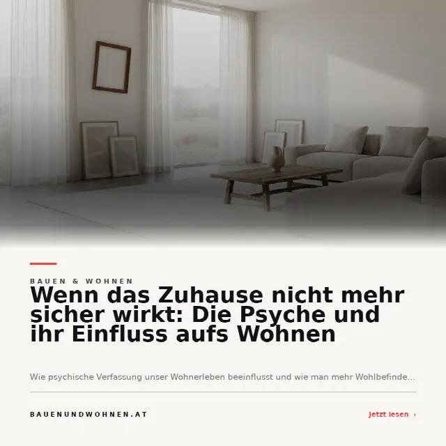 Share-Card fuer Sicher fühlen daheim: Wie unser seelischer Zustand das Zuhause prägt