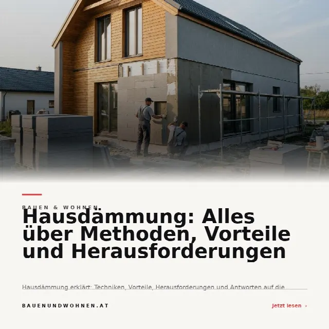 Share-Card fuer Hausdämmung: Alles über Methoden, Vorteile und Herausforderungen