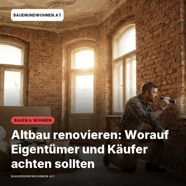 Share-Card fuer Altbau renovieren: Worauf Eigentümer und Käufer achten sollten